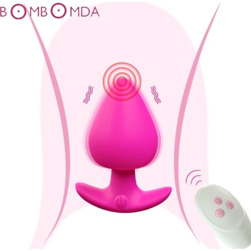 Anal Dildo Vibrator Wireless Remote Control Male Prostate Massager Huge Butt Plug Anal Expansion Anal Beads Sex Toys For Couples