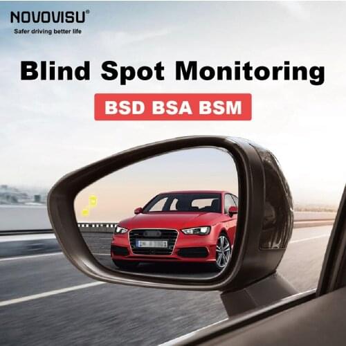NOVOVISU Car BSD System BSA BSM Blind Spot Detection Driving Warning Safety Radar Alert Mirror For Audi A3 8P 2012