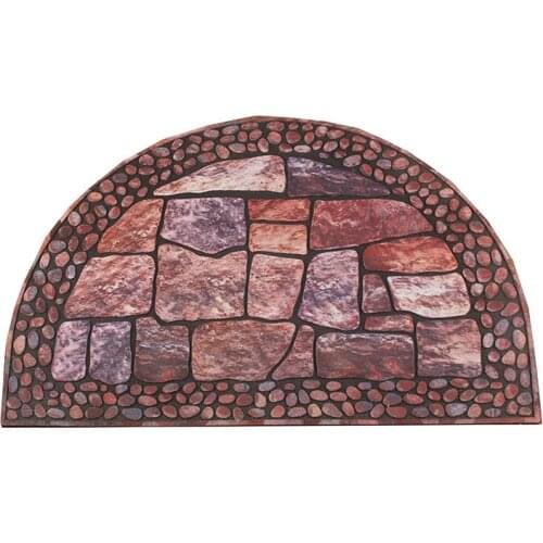 American and European Style Household Outdoor Rubber Flocking Lobby Door Mat Non-Slip Floor Carpet Paws Rubbing