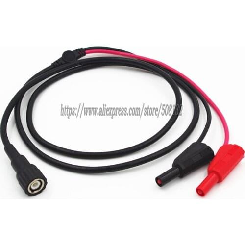 BNC Male to Dual Banana Plug Test Lead Cable for Oscilloscope