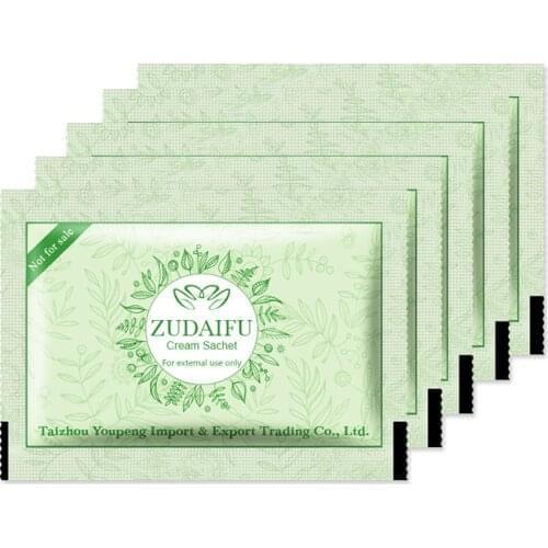 100Pcs/Lot Original Zudaifu Body Psoriasis Cream Pouch Treatment Dermatitis Eczema Pruritus Psoriasis Skin Problems Cream Pouch