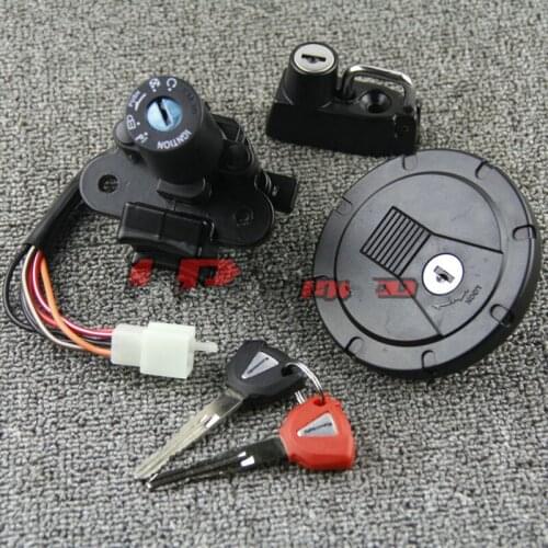 For Kawasaki KLX250 KLX 250 Motorcycle Fuel Tank Cover Lock Ignition Switch Lock Key Gas Oil Tank Cap