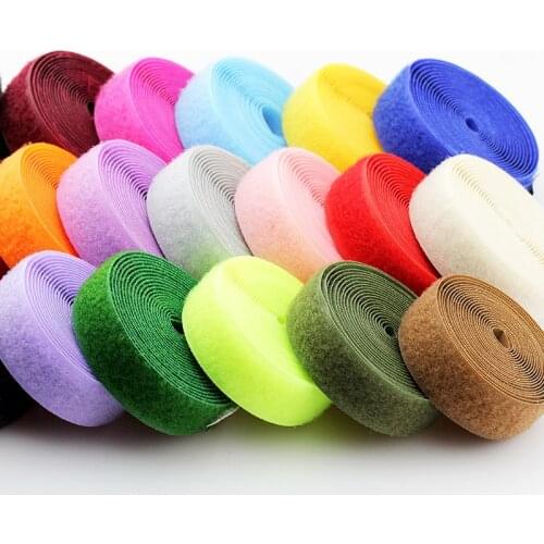 2M 2.0cm Velcros No Adhesive Fastener Nylon Magic Tape Strip Sewing Accessory Hook and Loop