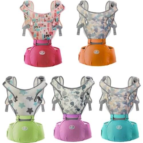 Infant Shoulder Straps Kangaroo Ergonomic Baby Hipseat Waist Wrap Sling Newborn Front Facing Hug Hipseat Carrier Newborn Stool