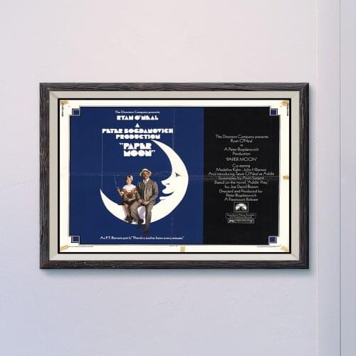 N001 PAPER MOON Vintage Classic Movie Wall Silk Cloth HD Poster Art Home Decoration Gift