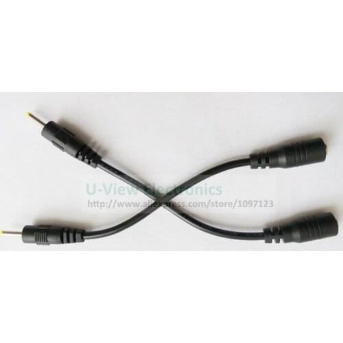 NCHTEK DC 2.5x0.7mm Male to DC 3.5x1.35mm Female Plug Extension Cord/Cable About 10CM/Free DHL/Fedex/UPS Shipping/100PCS