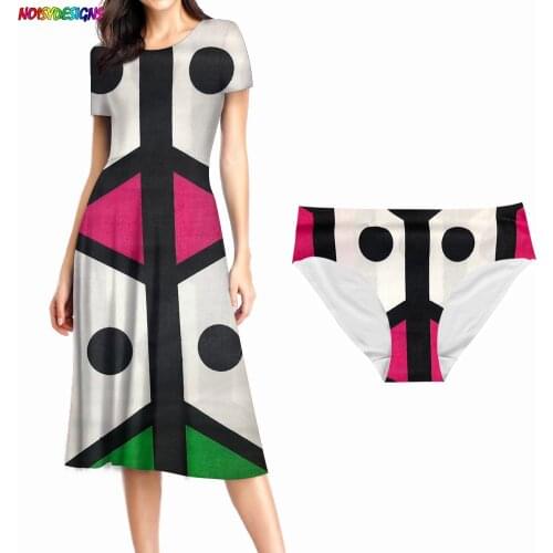 Noisydesigns Short Sleeve Dresses