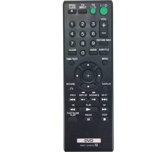 NEW REMOTE CONTROL FOR SONY DVD CD RMT-D197A DVP-SR110 DVP-SR115 DVP -SR120 SR210P SR310P DVP-SR320 DVP-SR405P