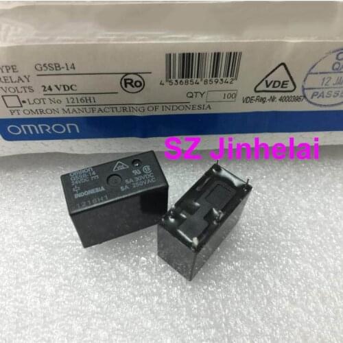 OMRON G5SB-14 24VDC 12VDC 5VDC Authentic original Relay DC24V DC12V DC5V