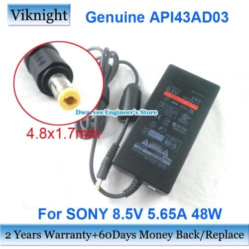 Genuine power supply adapter for Sony 8.5V 5.65A 48w AC Adapter PLAYSTATION 2 PS2 70000 Series API43AD03 SCPH-70100 charger