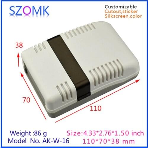 Abs project case plastic enclosures for electronics (4 pcs) 110*70*38mm electric distribution box quality plastic project box