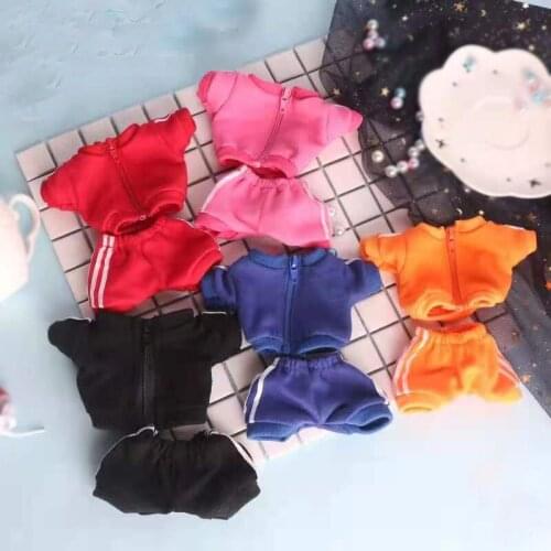 Tracksuit 20cm 15cm exo baby clothes doll clothes suit coat+pant creative toys doll accessories