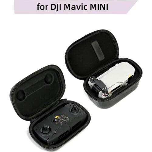 For DJI Mavic MINI body remote control storage bag portable drone finishing box PU nylon remote control aircraft handbag