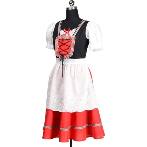 Traditional Bavarian Octoberfest German Beer Wench Costume Adult Oktoberfest Dirndl Dress With Apron