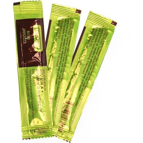 New 100Pcs/lot Tattoo Vitamin Ointment A&D Anti Scar Tattoo Aftercare Cream For Tattoo&body art Permanent Tattoo Supplies