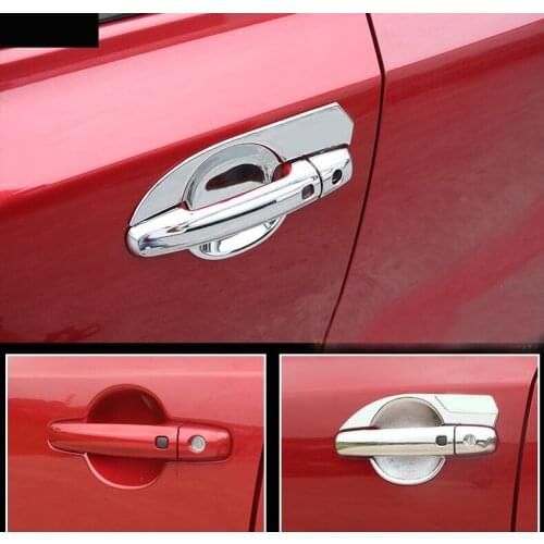 ABS plate door handle door bowl protection post outside door bowl Covers Car accessories For Suzuki vitara 2016 2017
