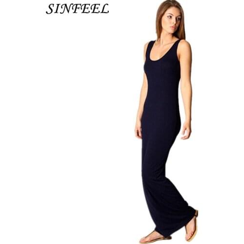 Sexy Lace Vest Dress Women Sleeveless O-neck Bodycon Spaghetti Strap Spring Summer Long Maxi Dress Elegant Party Dresses Sinfeel