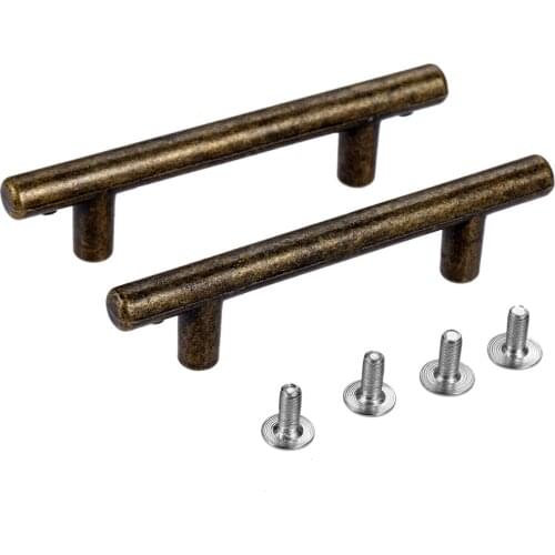 20Pcs Retro Kitchen Drawer Cabinet Door Bridge Style Handles Antique Bronze Wooden Box Furniture Cupboard Pulls Handle 64*16mm