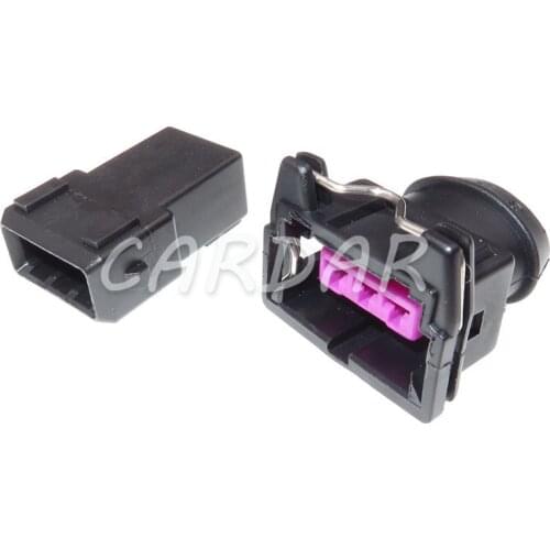 1 Set 3 Pin Stepping Motor Idling Engine Socket Electrical Wire Connector For Bosch EV1 Auto Plug