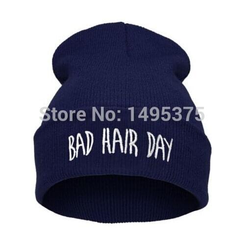360pcs/lot hot sale Bad Hair Day Beanie hat hiphop caps Knitted hat cap