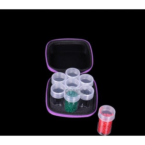 7/80 bottles of diamond painting accessories container storage bag box suitcase 5D butterfly diamond embroidery tool handbag