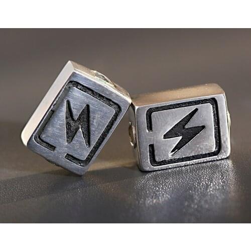 Lightning Geometric Beads For Bracelets Punk Spacer Beads Materials/Accessories Making Charms For Jewelry DIY Craft Kraaltjes