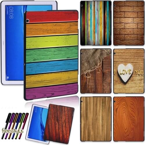 Tablet Case For HUAWEI MediaPad T5 10 10.1 -Tablet Lightweight soft shell plastic Smart Cover Case-1