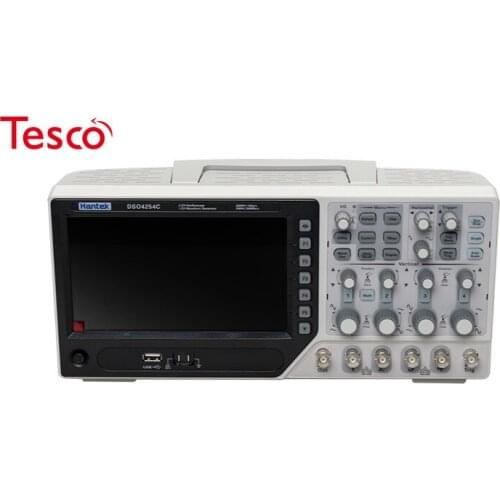 Hantek DSO4254C Digital Storage Oscilloscope 4 Channels 250Mhz LCD PC Portable USB Oscilloscopes +EXT+DVM+Auto range function