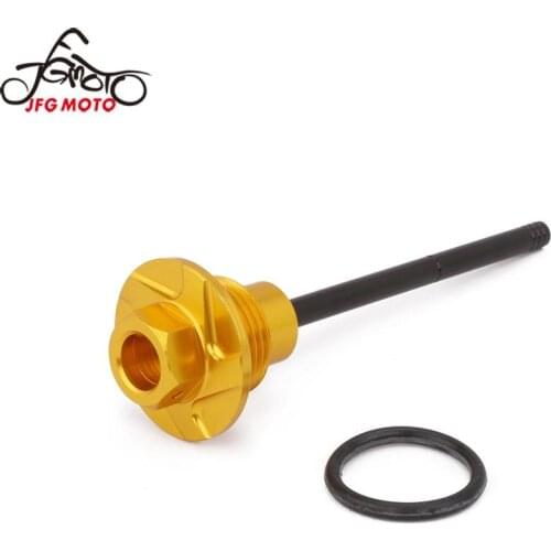 Motorcycle Oil Dipstick Gauge Plugs Fluid Level For KAWASAKI Suzuki Arctic Cat 400 DVX 04-08 KFX400 03-06 Quadsport Z400 LTZ400