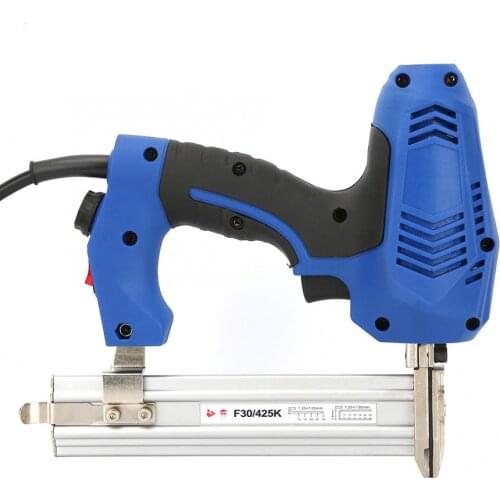 F30/K425 2250W Dual Use Electric Nail Gun Carpentry Code Pin Straight Nailer Stapler Woodworking Furniture Staple Gun EU 220V