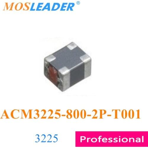 Mosleader 100pcs 1000pcs 3225 ACM3225-800-2P-T001 ACM3225-800-2P ACM3225-800 80R Made in China High quality inductors