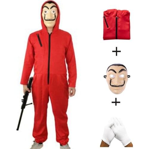 Salvador Dali Cosplay La Casa De Papel Costume Child Adult Man Woman Halloween cosplay Costume
