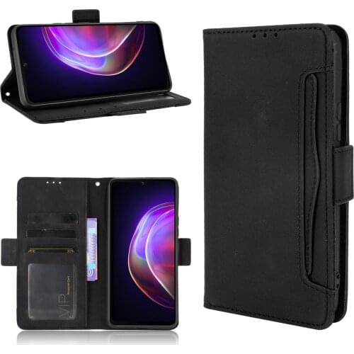 Leather Phone Case for VIVO V21 4G / V21 5G / V21e Back Cover Flip Wallet with Stand Coque Fundas