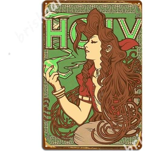 Materia Girl Metal Signs Painting Décor Club Home Design Home Tin sign Posters