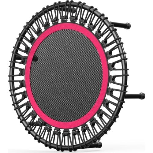 42inch 107x26cm Adult Kids Mini Trampoline With Adjustable Handle Gym Fitness Equipment Indoor Bungee Jumping Cardio Trainer