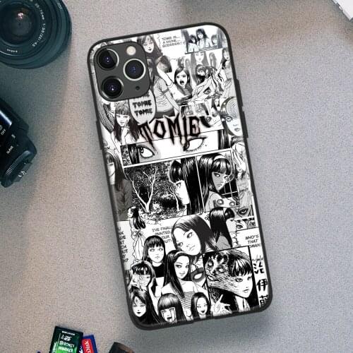 Tomie Kawakami Manga Anime Soft TPU Glass Phone Case for IPhone SE 6s 7 8 Plus X Xr Xs 11 12 Mini Pro Max Samsung