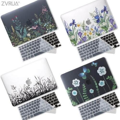 New 3D Print Creative Laptop Case For MacBook Air Pro Retina 11 12 13 15 inch with Touch Bar , Case +Transparent Keyboard Cover