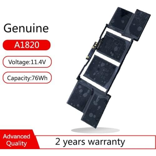 Genuine Original A1820 Lapotp Battery For Apple Macbook Pro 15" A1707 Late 2016-2017 Year MPTT2LL/A MLH32LL/A,MPTR2LL/A EMC3162