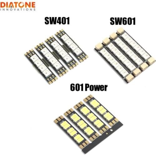 4 PCS Diatone MAMBA SW401 SW601 601 Power Light Board Extension 5V Colorful Power LED Strip Light Board for Mamba F722S RC Drone