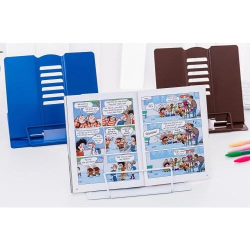 Display Stand Book Display Book Holder Desk Stand Book Stand Folding Reading Stand Anti-Slip Adjustable Desktop Bookend Holder
