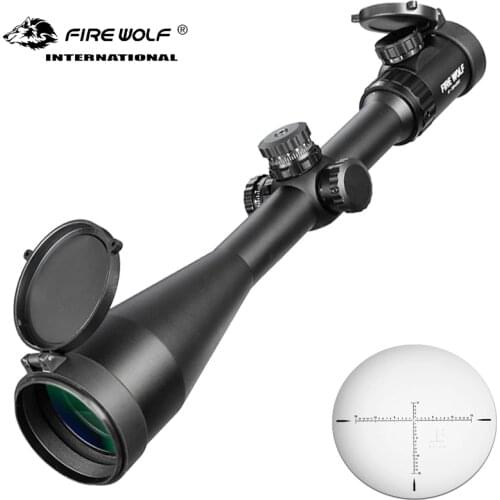 Fire Wolf Tactical8-32X56E Air Rifle Optics Green Red Illuminated Sniper Range Finder Reticle Caza Riflescopes Hunting Scopes