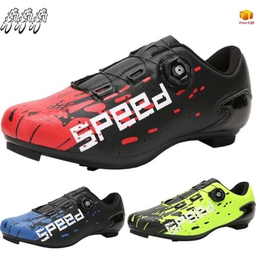 Professional Athletic Bicycle Shoes MTB Cycling Shoes Men Self-Locking Road Bike ShoesCross-country Women Cycling Sneakers