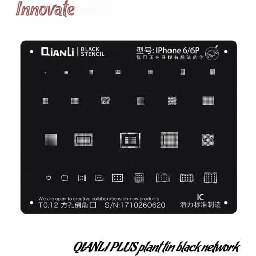 QIANLI plant tin black network For iPhone A8 A9 A10 A11 A12 CPU planting tin Net