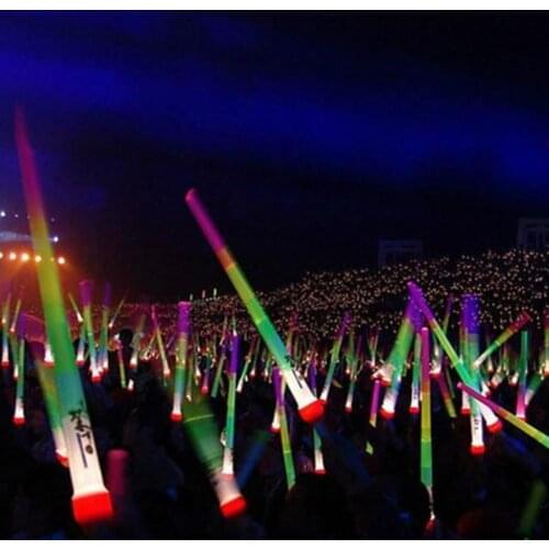 Led accessories glow stick glow party supplies Grand Event Birthday Party Glow Stick Carnival LED light telescopic rod