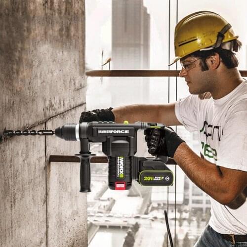 WORX Lithium Hammer WU398/399 Brushless Industrial Grade Multi-function Hammer Concrete Reinforced Hole Drilling Slot