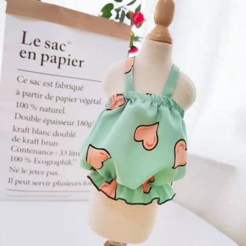 Small Dog Skirt Cat Puppy Dress Summer Dog Clothes Yorkshire Pomeranian Schnauzer Poodle Corgi French Bulldog Pug Clothing Pet