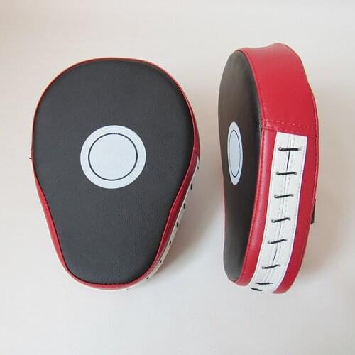 2Pcs Kick Boxing Gloves Pad Punch Target Bag Men MMA PU Karate Muay Thai Free Fight Sanda Training Adults Kids Hand Wall Baffle