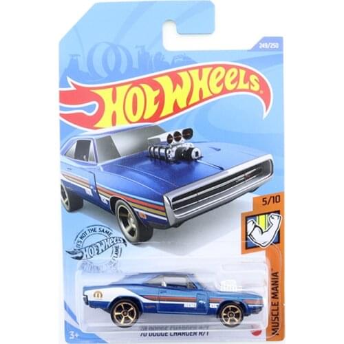 2020-249 Hot Wheels 70 DODGE CHARGER R/T Mini Alloy Coupe 1/64 Metal Diecast Model Car Kids Toys Gift
