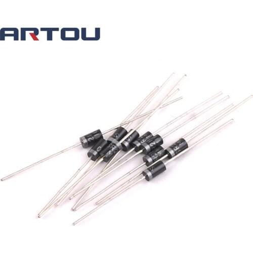 50PCS SR2100 Schottky Barrier Rectifier Diode 2A 100V