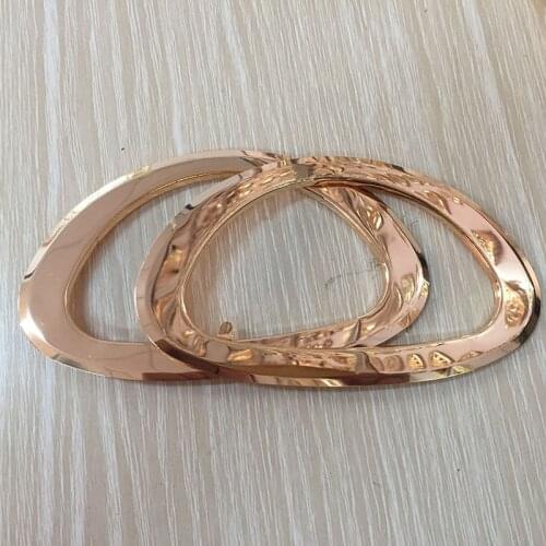 6 Inch Gold Metal Purse Handle ,Oval sharp Bag Handle